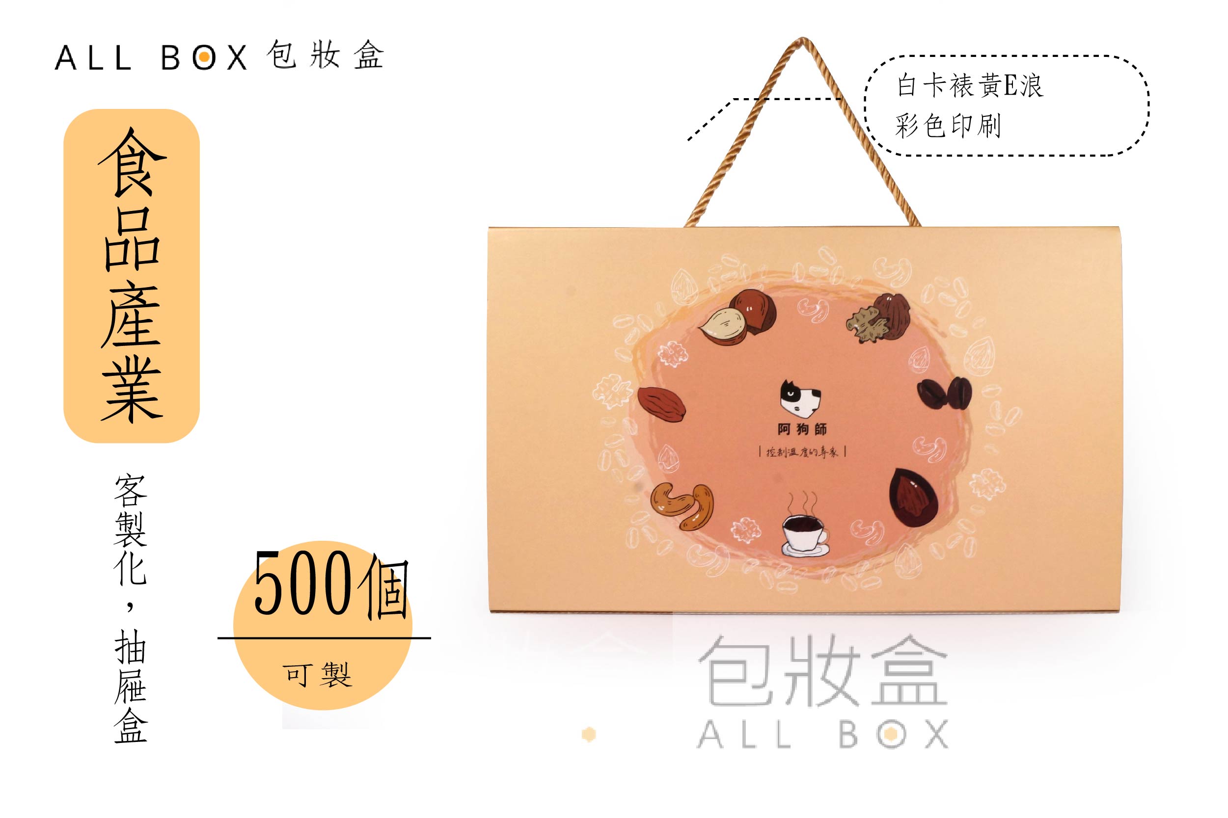 《食品業愛用包裝盒》老婆嘴堅果禮盒