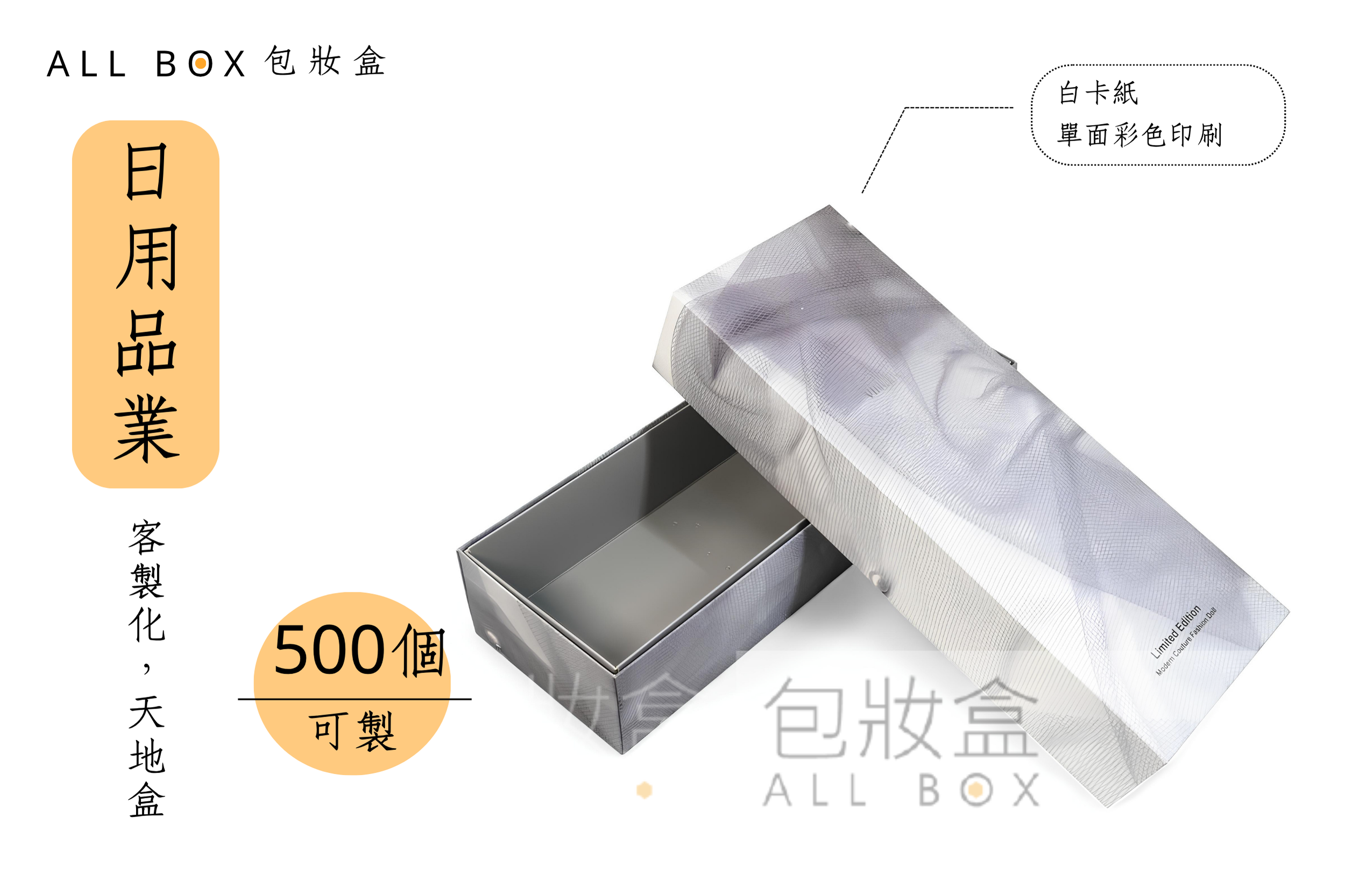 《日用品業愛用包裝》娃娃產品盒 《日用品業愛用包裝》娃娃產品盒