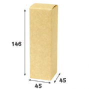 《A-N35》50入無印瓶罐牛皮紙盒【平面出貨】