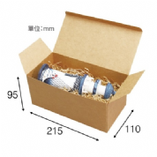 《F-B19》50入無印牛皮紙瓦楞紙盒【平面出貨】