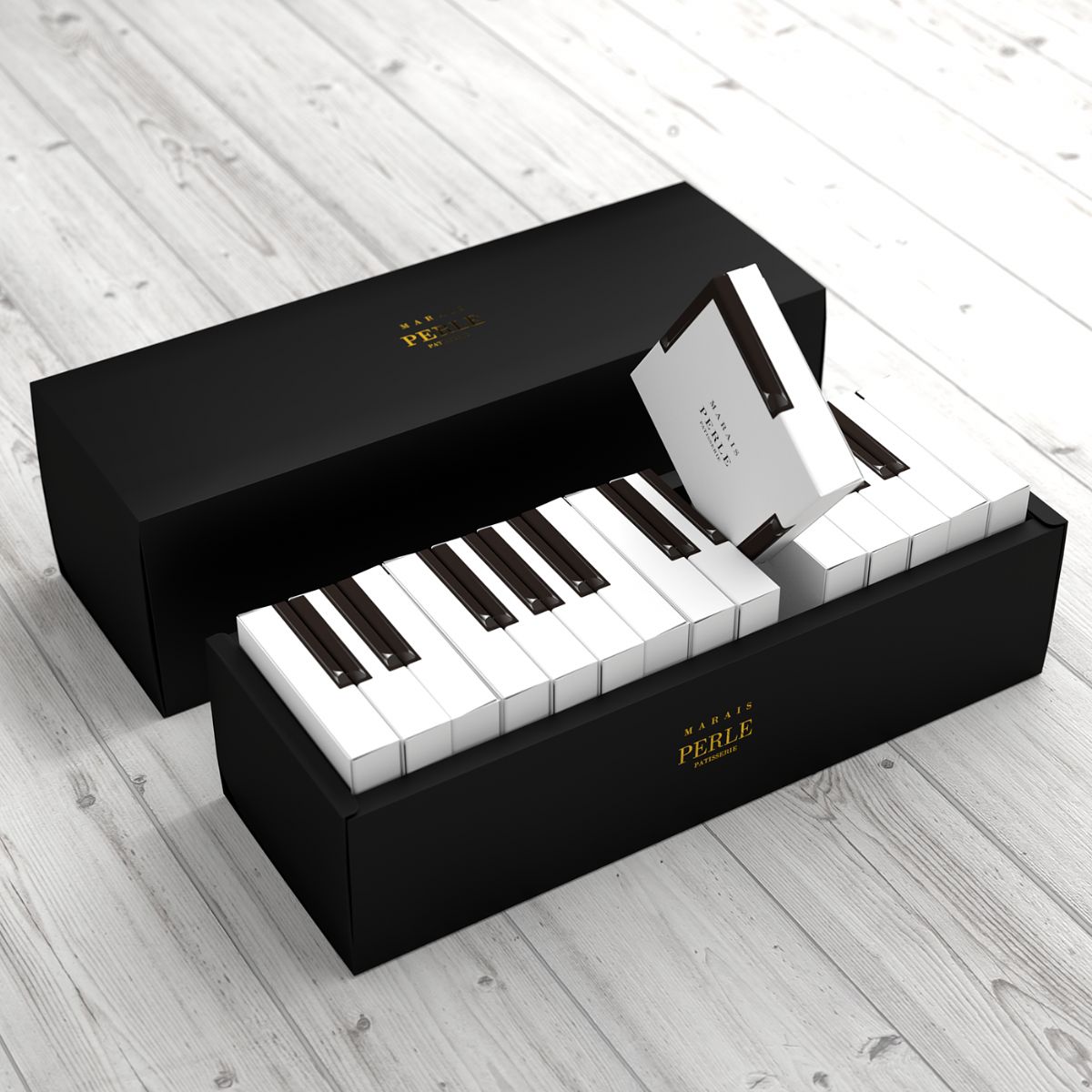 Marais鋼琴蛋糕盒